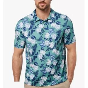 Fair Harbor Men's Seapine Floral The Midway Polo Shirt Size L